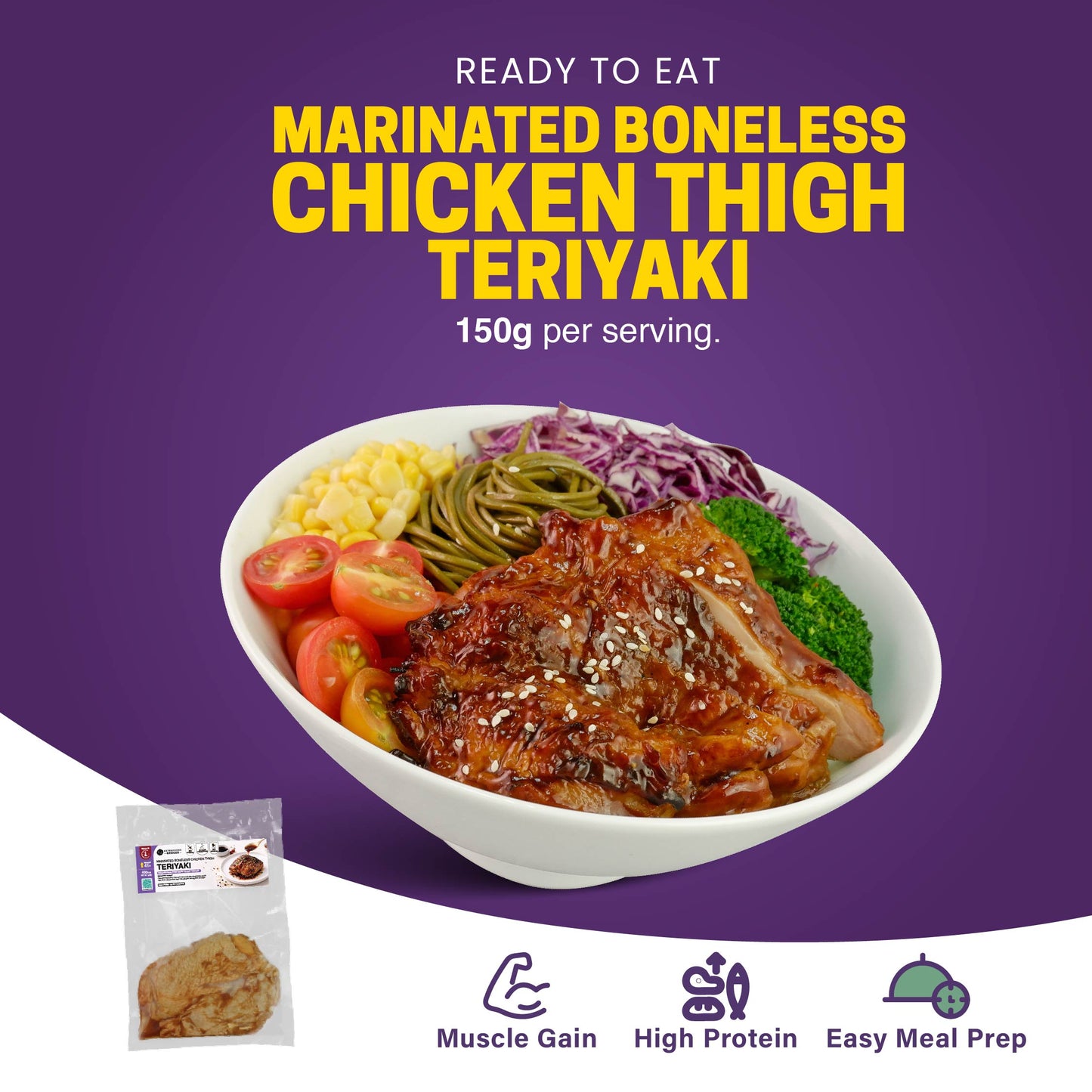 Muscle Gain 8 bundles (RM18.50 Per Meal)