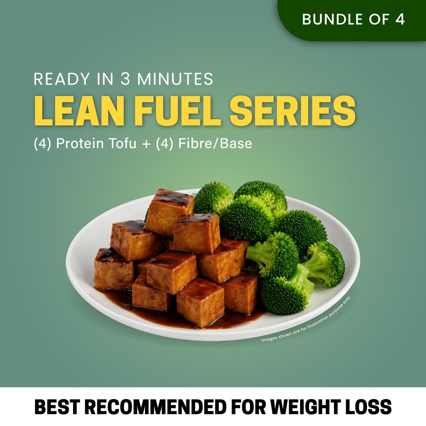 Lean Fuel Protein Tofu 4 bundles (RM17.00 Per Meal)