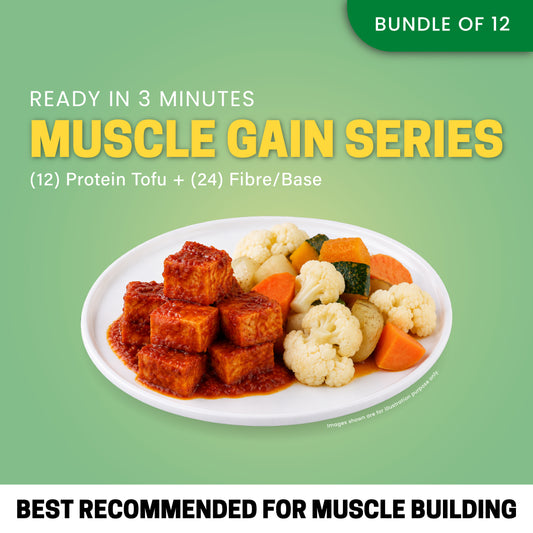 Muscle Gain Protein Tofu 12 bundles (RM18.20 Per Meal)